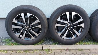 Alu kola 5x100 r15 originál vw Polo letní pneu - 3