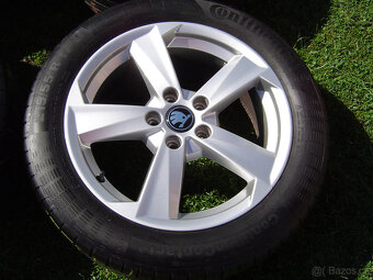 4 XLETNÍ HLINÍKOVÁ KOLA ŠKODA KAROQ,YETI 215/55 R17..TOP - 3