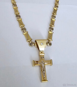 Zlatý řetízek se závěsem 14k.194,13g - 3