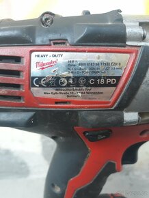 Aku vrtacka Milwaukee C18PD s 3.0ah baterii - 3