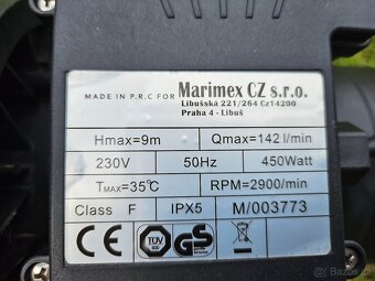 MARIMEX Filtrace písková ProStar PROFI 6 m3/h - 3
