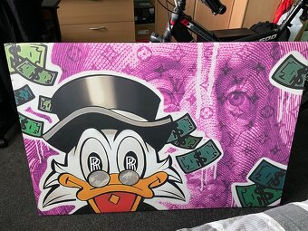 🖼️ Pop-art obraz Scrooge McDuck 120×80 cm - 3