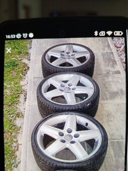 ALU kola 17 +pneu 6m audi - 3