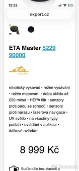 ETA Master 5229 90000 robotický vysavač - 3