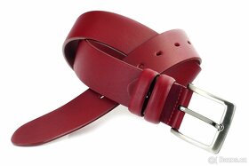 Pánský kožený opasek M4019 o šířce 4 cm - 3