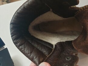 Dětské zimní boty kožené vel. 34 - 3