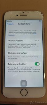 iPhone 7 funkční lehce prasklý displej mimo obrazovku - 3