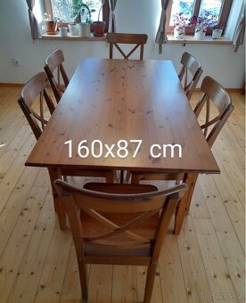 Rozkládací jídelní stůl Ikea Leksvik - 3