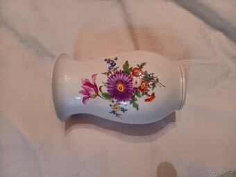 Míšeň,Meissen - malovaná porcelánová váza - 3