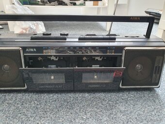 AIWA CS-W100H sběratelský rádio magneťák boombox - 3