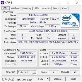 Intel Pentium G860 3.00 GHz (socket 1155) - 3