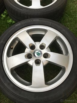 Alu kola 5x100 r15 Škoda - 3