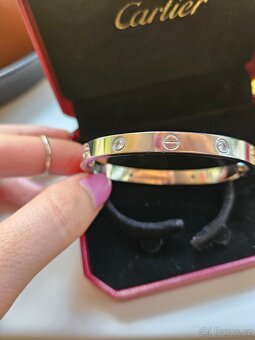 Cartier Love bracelet náramek stříbrný - 3