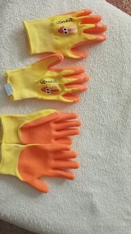 Krásné dětské rukavičky na zahradu vel. L /8-12let, 2 páry - 3