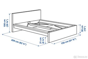 IKEA postel MALM - 3