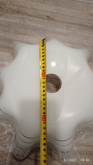 Skleněný krýt na lustr - 3