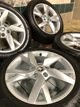 Alu kola Škoda R17 5X112 ZIMNÍ PNEU 205/55 R17 LYRA - 3