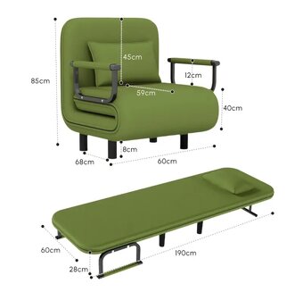 Rozkládací křeslo na spaní - 3