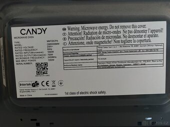 Mikrovlná trouba CANDY CMW20SMW - 3