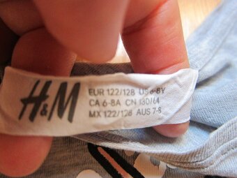 Dívčí tričko s krátkým rukávem vel.122/128 - 3