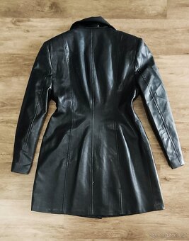 Nový dámský kožený kabát 38 - 3