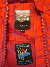Dětská podzimní/jarní outdoorová bunda PIDILIDI vel. 140 - 3