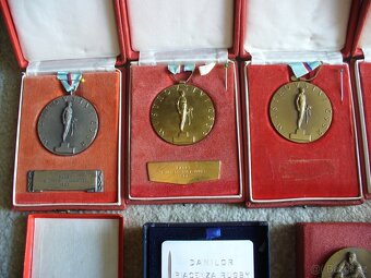 Stare sportovni medaile a oceneni CSR-RAGBY 60.-70.- leta. - 3