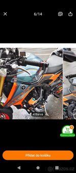 Blastry ,kryty rukou na řiditka motocyklu Scooteru - 3