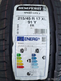 215/45/17 letni pneu SEMPERIT a GOODRIDE 215/45 R17 - 3