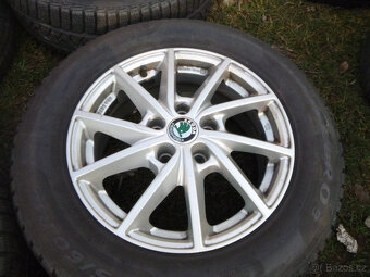 4x alu disk (5x112) zimní pneu pirelli 215/60 16 - 3