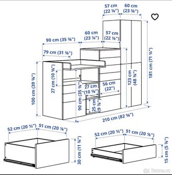 Dětská šatní sestava IKEA - 3