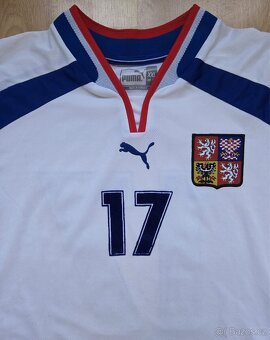 Česko fotbalový dres Šmicer Puma #17 2000-2002 - 3