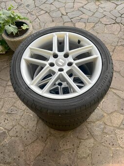 ALU kola SEAT 17“ – originál + letní pneu Goodyear - 3