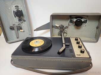 TESLA Supraphon stereo GEC 071 - kufříkový gramofon - 3