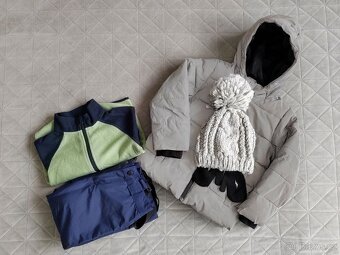 Zimní komplet Lupilu bunda+lyžařské kalhoty a boty vel.27 - 3