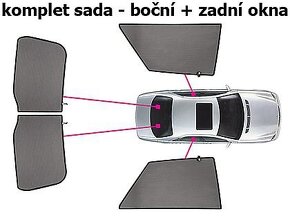Audi A4 Car Shades sluneční clony - 3
