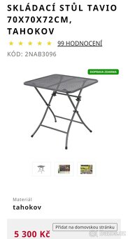 Set zahradního nábytku. - 3