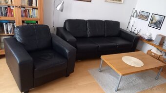 Kožená sedačka Ikea - 3