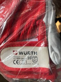 Kožené pracovní rukavice Würth vel. 10 - 3