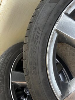 Alu kola 5x100 r17 225/45/17 letní pneu - 3