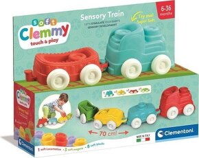 Clemmy kostky a vláček - Clementoni - 3