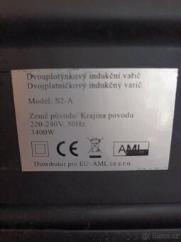 Indukční vařič 2 plotýnky - 3