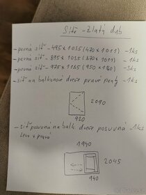 Síťe proti hmyzu do oken a balkonovych dveri - 3