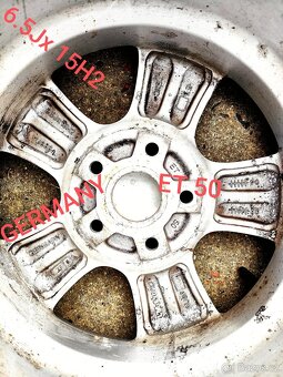 Letní sada ALU KOLA 6.5Jx15H2 ET50, DUNLOP 195/65 R15; - 3