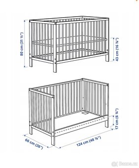 Gulliver postylka detska bila IKEA - 3