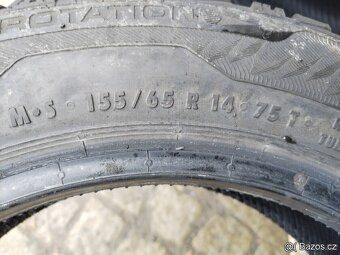 155/65/14 zimni pneu UNIROYAL a BARUM 155/65 R14 - 3