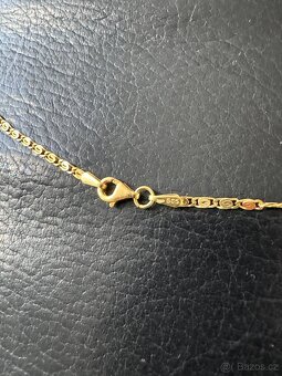 Zlatý řetízek 14K/585 s hlavou medůzy - 3