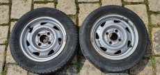 Plechové disky 13", 4x108 s letními pneu 155/70/13 - pošlu - 3