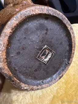 KUNŠTÁT KERAMICKÝ SVÍCEN/VÁZA HLAVA 17 cm - 3