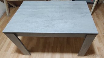 Jídelní stůl 80x12l dekor šedý beton - 3